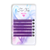 Ресницы For You With Love light purple микс 8-13мм. Цветные ресницы Минск купить. официальный магазин Beauty Eyes